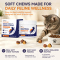 PeacePurr Mobility + Urinary Support bottle and soft chews